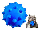 Bola Brinquedo Pet Maciça Extra Forte 70 mm para Cães Cor Azul