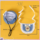 Fantasia Pet Luxo com Chapéu Boina e Bandana para Cães e Gatos