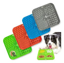 Tapete de Lamber Pet para Alimentação Lenta com Ventosa Cor Verde