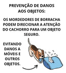 Kit 3 Mordedores Pet para Cães Porte Médio e Grande