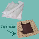 Cama Pet 60x60 Para Cachorro e Gato Confortável e Macia Cor Vermelha