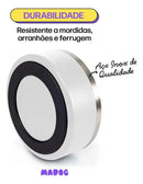 Comedouro Pet Madog em Inox Antiderrapante 1L Branco para Ração e Água