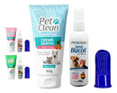 Kit Higiene Bucal Pet Creme Dental Spray Bucal e Escova Sabor Tutti Frutti