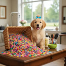 Kit 1000 Elásticos Pet para Penteado Acessórios de Banho e Tosa