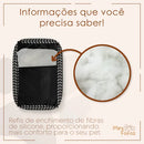 Cama Pet Retangular Estampada e Lavável para Cães e Gatos Tamanho M