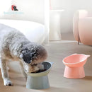 Comedouro e Bebedouro Elevado Pet em Acrílico Ursinho Cor Cinza