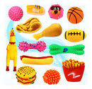 Kit 5 Brinquedos Pet Bolinha Frango Galinha para Cachorros