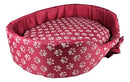 Cama Pet Grande 70x50cm Confortável para Cães e Gatos Cor Vermelha