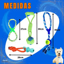 Kit 4 Brinquedos Pet de Corda Resistentes e Interativos para Cachorro Forte