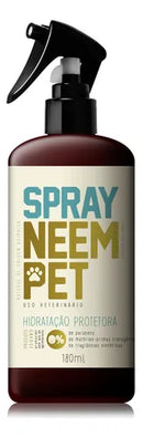 Repelente Natural Pet Neem 180ml Contra Pulgas e Carrapatos Cães e Gatos
