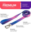 Guia Longa 2 Metros Basic Pet para Cachorros Médio Passeio e Adestramento Lily