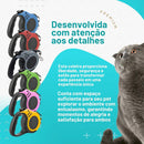Guia Retrátil Pet 5 Metros para Cães e Gatos Até 20kg Passeio Seguro