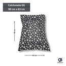 Colchonete Cama Pet GG 90x63 com Zíper Confortável para Cachorros