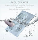 Comedouro e Bebedouro Pet Duplo em Inox para Cães e Gatos Cor Verde