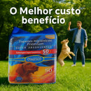 Tapete Higiênico Antivazante Super Absorvente Para Cachorro 50 Unidades
