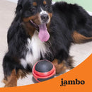Bola Brinquedo Pet Mega Resistente Júpiter Jambo para Cães Preto e Vermelho