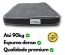 Cama Pet Ortopédica Comfortwell Premium M para Cães e Gatos Cinza