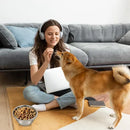 Tigela Comedouro e Bebedouro Pet em Inox 4L para Cães Grandes