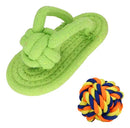 Kit 2 Brinquedos Mordedor Pet de Corda 100 Algodão para Filhotes