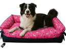 Colchão Pet Grande 90x60cm Lavável Conforto para Cães Cor Rosa