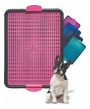 Sanitário Canino Xixi Mais Dog com Tapete Higiênico Cor Rosa