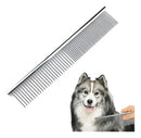 Pente Desembolador de Ferro Bacon Born Para Cães e Gatos Prateado