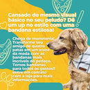 Kit 40 Bandanas Premium para Cachorro Grande Acessório Pet para Amarrar