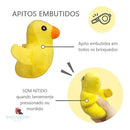 Kit 4 Brinquedos de Pelúcia Ursinho com Som para Cães e Gatos Cor Rosa
