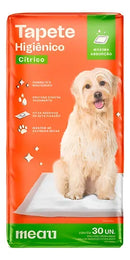 Tapete Higiênico Cítrico Meau Pet Super Absorvente Para Cães 60x80cm