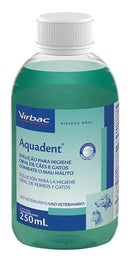 Solução Oral Virbac Aquadent Para Cães Sabor Mentol 250ml