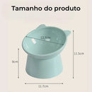 Comedouro e Bebedouro Elevado Pet em Acrílico Ursinho Cor Verde