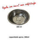 Comedouro e Bebedouro Pet Elevado com 2 Potes Tamanho P para Cães e Gatos