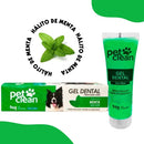 Kit Spray Bucal Anti Tártaro Para Cães com Escova Mau Hálito