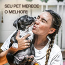 Kit Máquina de Tosa Pet Silenciosa para Cães e Gatos Grande e Pequeno Bivolt Dourada