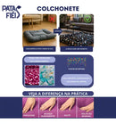 Colchonete Pet Ex Grande 120x80 Lavável para Cachorros Preto