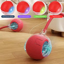 Bolinha Interativa para Gatos Recarregável USB Cor Verde