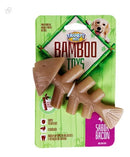 Mordedor Pet Truqys Osso Maciço de Bamboo com Aroma de Bacon Cor Marrom