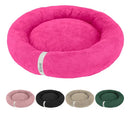Caminha Pet Redonda Ninho 70cm Super Macia para Cães e Gatos Cor Pink