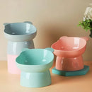 Comedouro e Bebedouro Elevado Pet em Acrílico Modelo Ursinho Cor Cinza