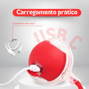 Bolinha Interativa para Gatos Recarregável USB Cor Verde