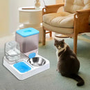 Bebedouro e Comedouro Automático Pet por Gravidade Cor Azul