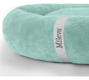 Caminha Pet Redonda Ninho 70cm Super Macia para Cães e Gatos Verde Menta