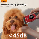 Máquina de Tosa Pet Inova Cases Sem Fio para Cães e Gatos Vermelha