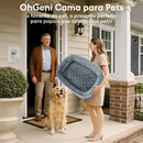 Cama Pet Grande Sofá Luxo Ortopédica com Suporte Cervical Impermeável