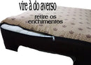 Cama Pet Pequena Para Cachorro e Gato Lavável com Zíper Kit Cama Manta e Almofada Vinho