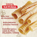 Pacote Traqueia Bovina Natural Kit com 12 Mordedores para Cachorros