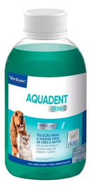 Solução Oral Virbac Aquadent Para Cães Sabor Mentol 250ml