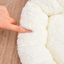 Cama Redonda Pet Sherpa Macia e Quentinha para Cães e Gatos