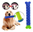 Osso Mordedor Dental para Pets Remove Tártaro e Massageia a Gengiva Cor Azul