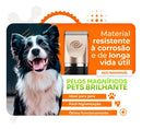 Kit Máquina de Tosa Pet Silenciosa Sem Fio Recarregável USB para Cães e Gatos Dourada